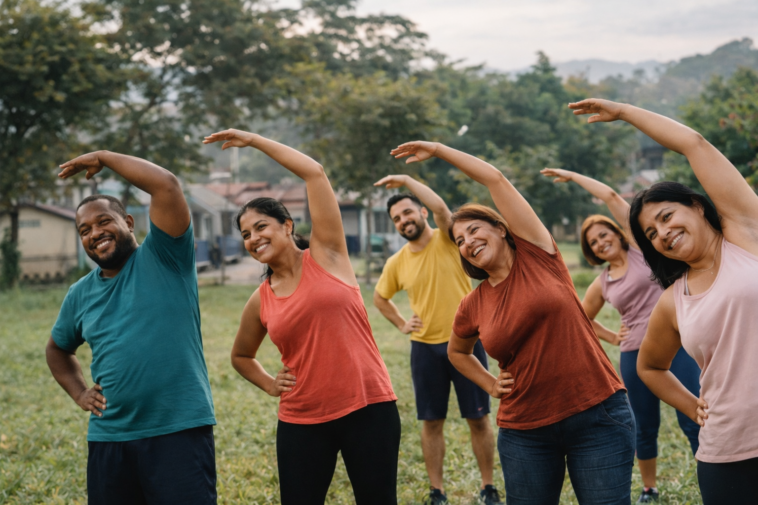 Grupo de atividades físicas retorna com encontros semanais no bairro Paranapungá