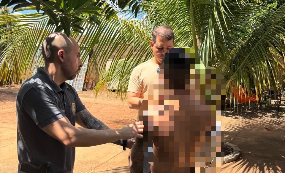 Homem é detido pela Polícia Civil por violência doméstica e tráfico de drogas em Três Lagoas