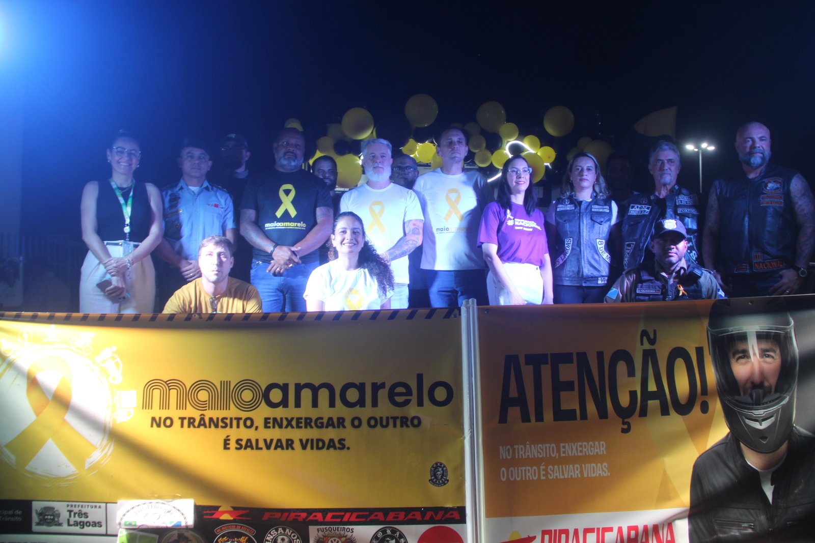 Três Lagoas promove abertura do Maio Amarelo com foco na conscientização para salvar vidas no trânsito