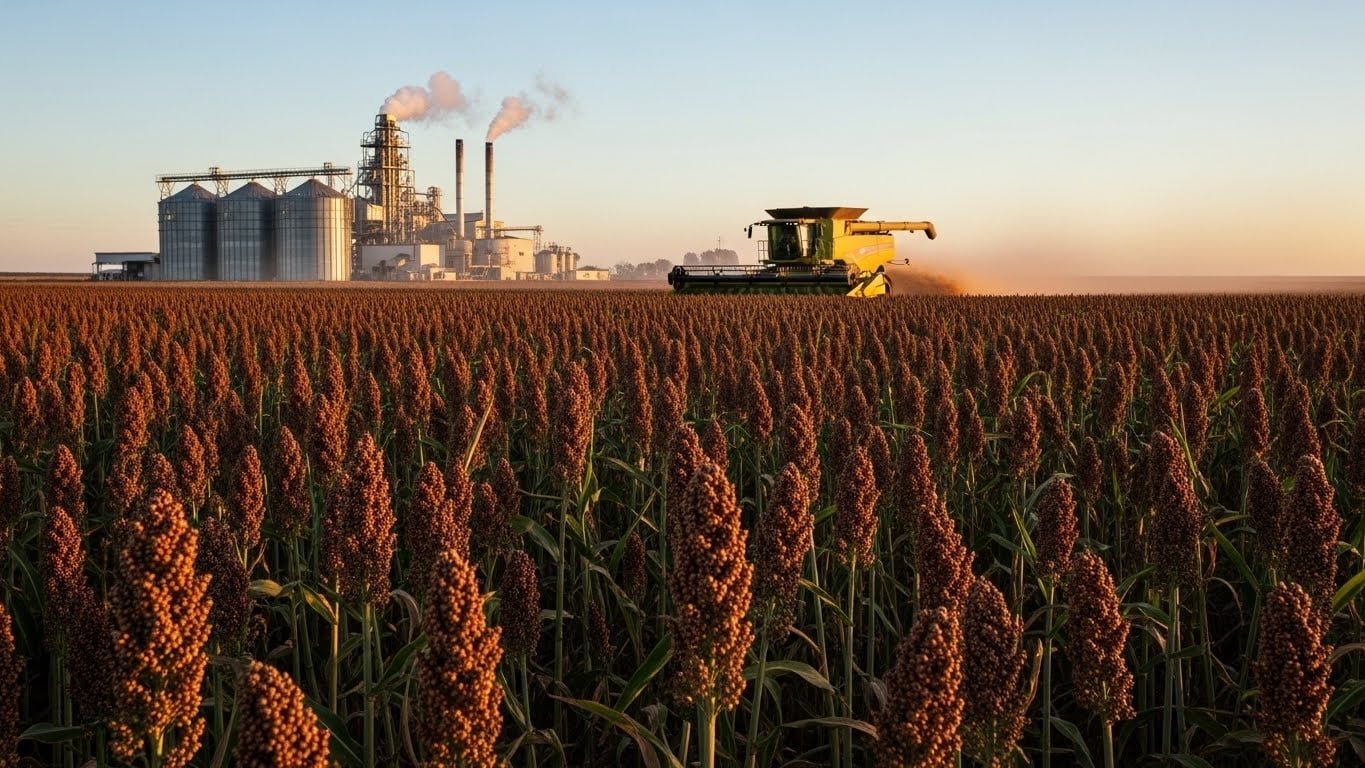 Safrinha de sorgo em MS cresce com demanda e contratos de usinas de etanol de milho