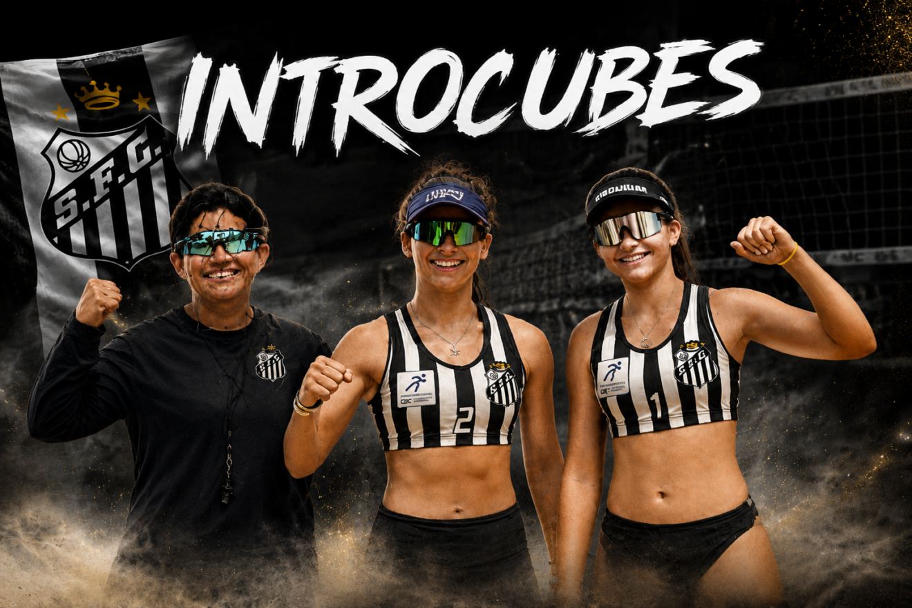 Atletas de Três Lagoas brilham no Brasileiro de Vôlei de Praia representando o Santos FC
