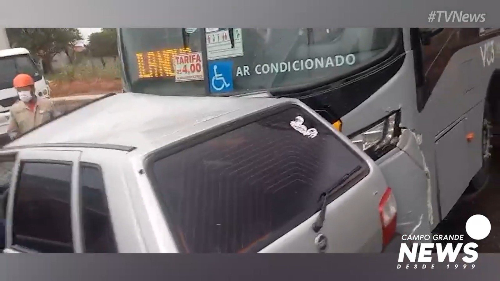 Idosa falece após quatro dias do acidente entre carro e ônibus em Três Lagoas