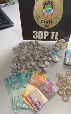 Polícia Civil fecha ponto de venda de drogas no Novo Oeste, em Três Lagoas