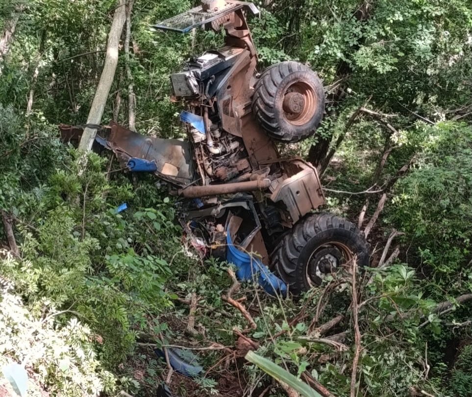 Acidente fatal com trator de empresa de Três Lagoas na zona rural entre Paranaíba e Cassilândia