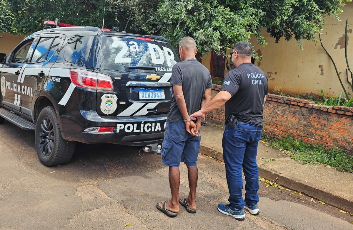 Casal detido pela Polícia Civil em Três Lagoas sob suspeita de assassinar "Tuca" com golpe de faca